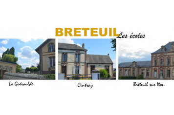 BRETEUIL : Cintray, La Guéroulde, Breteuil sur Iton 